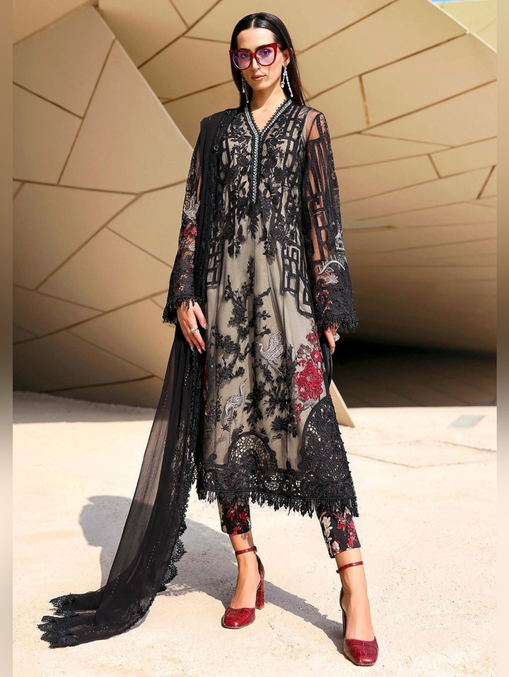 Premium Luxury Lawn '26 by Maria B 3 Piece - Brand New - Authentic